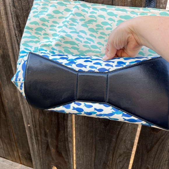 Kate Spade Large  Plenty of  Fish in the Sea tote - Picture 13 of 16